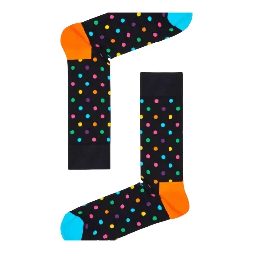 -HAPPY SOCKS 4-Pack Black Week Big Dot Gift Set 41-46 SXBDO09-0100