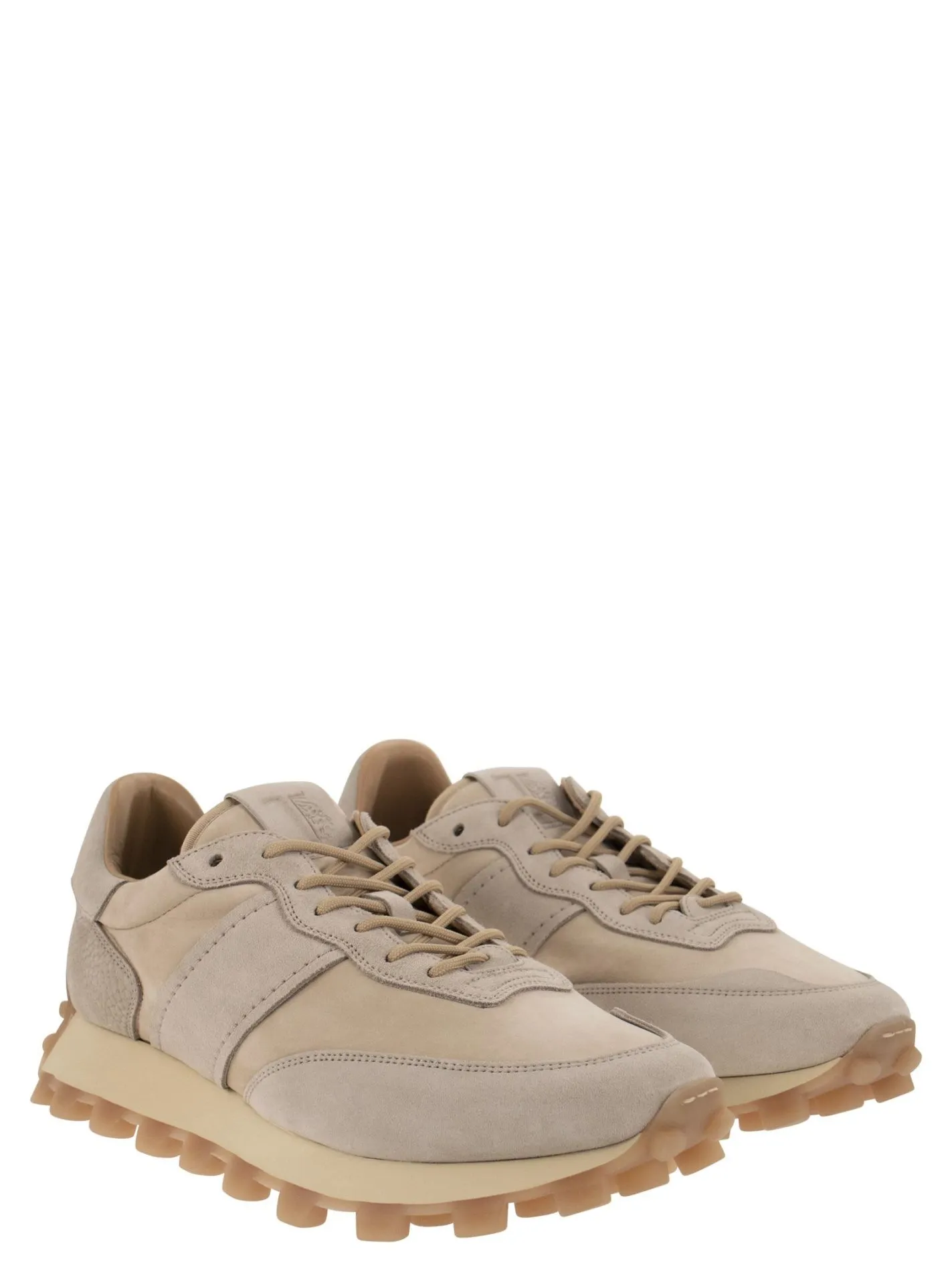 1T – Sneakers in nabuk e pelle