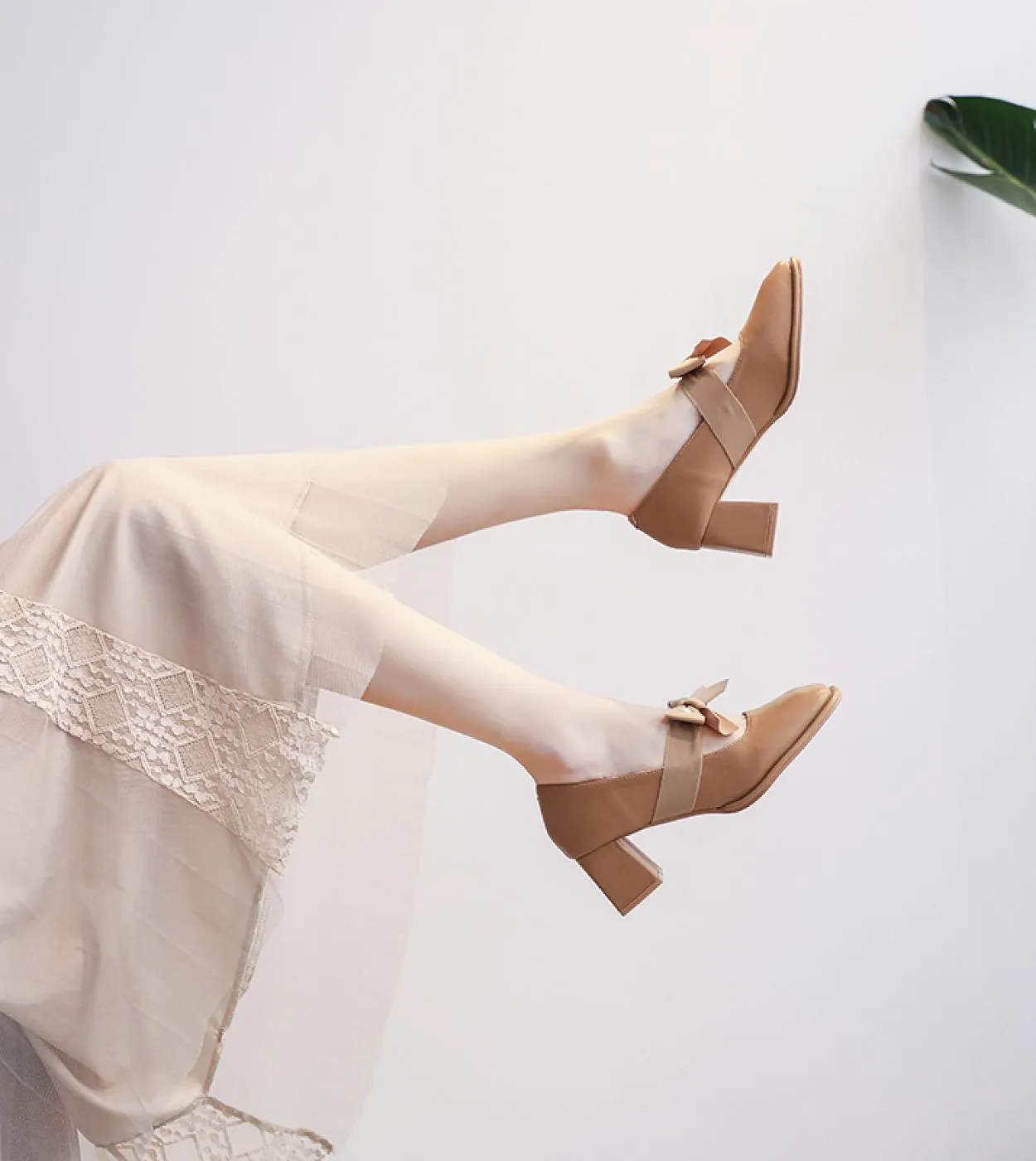 2022 primavera e autunno nuovo colore solido allmatch fata scarpe delicate tacco medio tacco spesso dolce Mary Jane scarpe singo