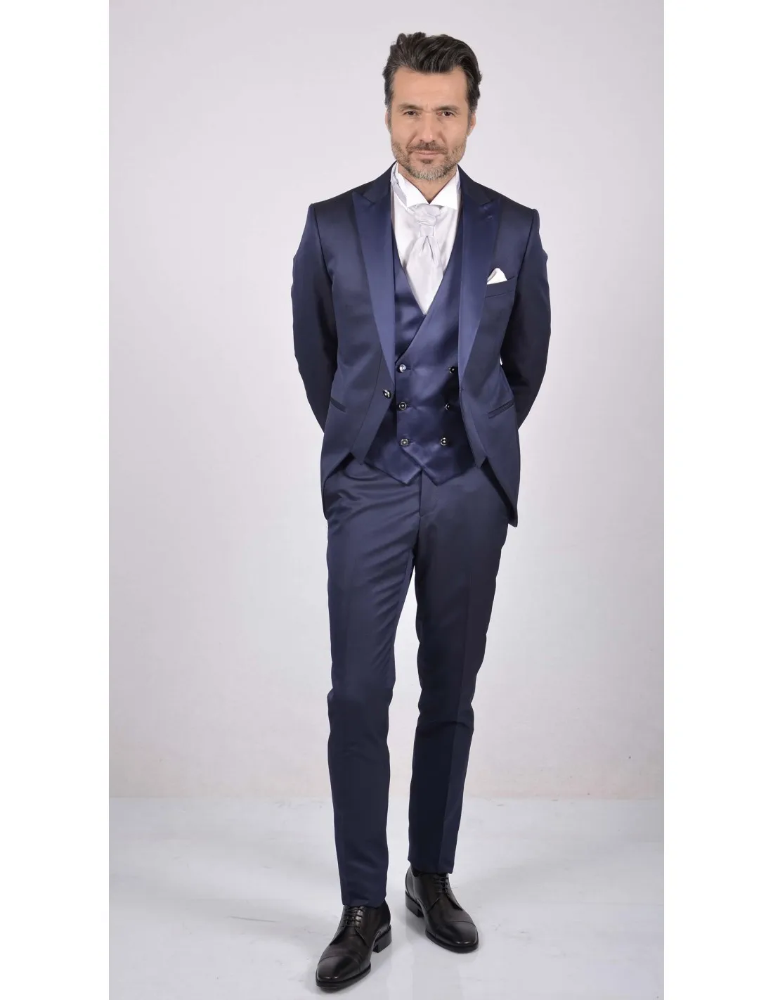 Abito Blu gilet doppiopetto