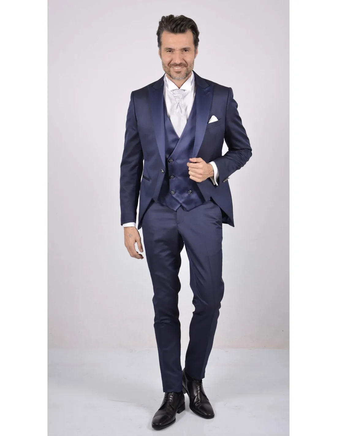 Abito Blu gilet doppiopetto