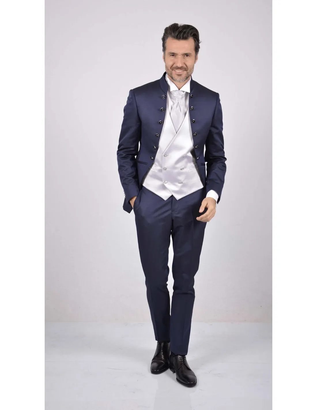 Abito coreana gilet doppiopetto