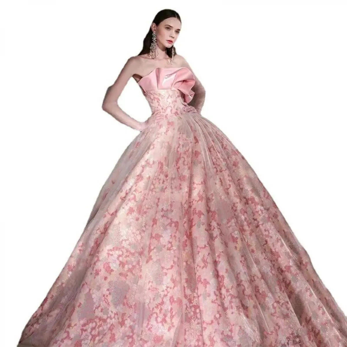 Abito da sera lussuoso da donna, abito da sera elegante, abiti da celebrità di lusso, abiti da ballo 2023, abiti di lusso, abiti