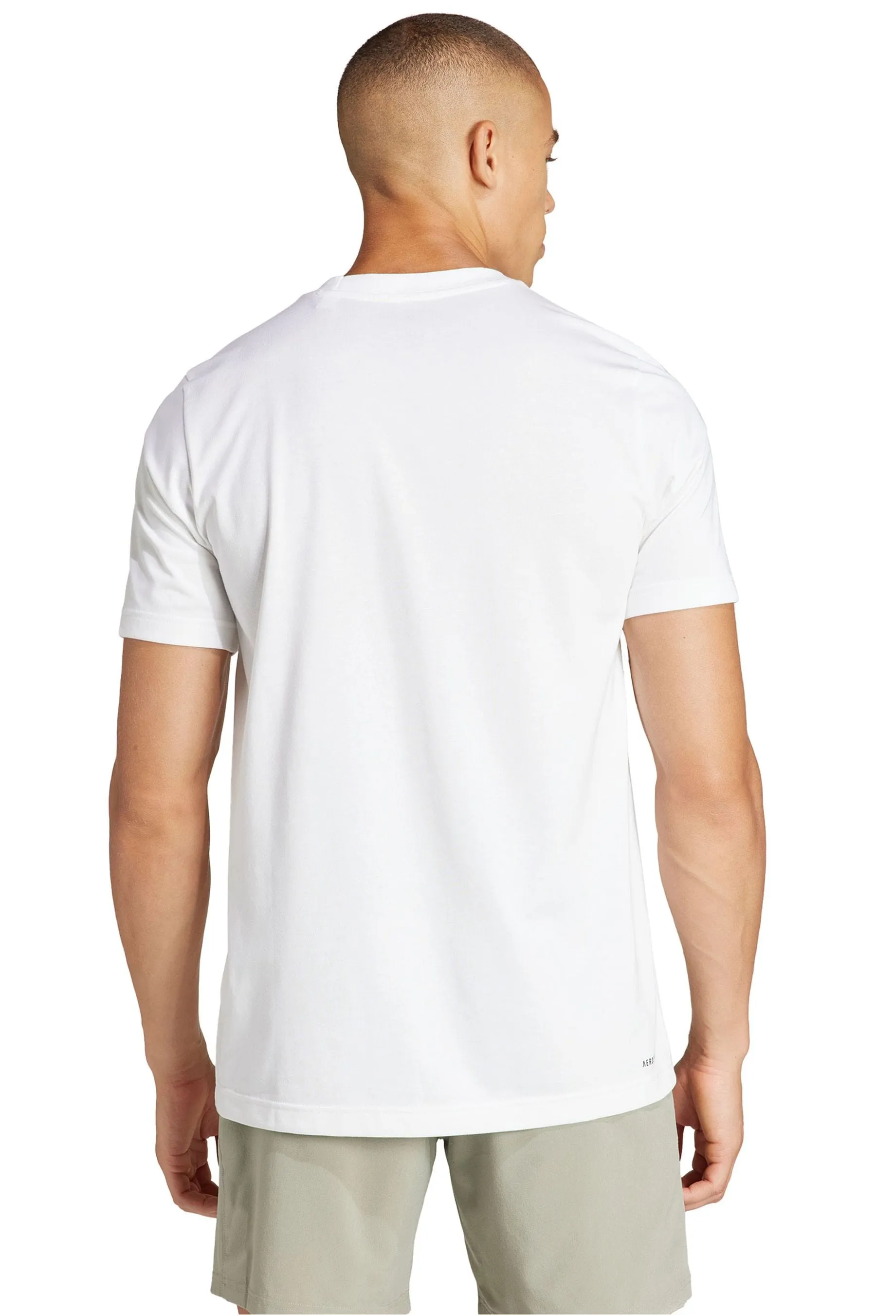 adidas - AEROREADY - T-shirt da tennis con logo e stampa grafica