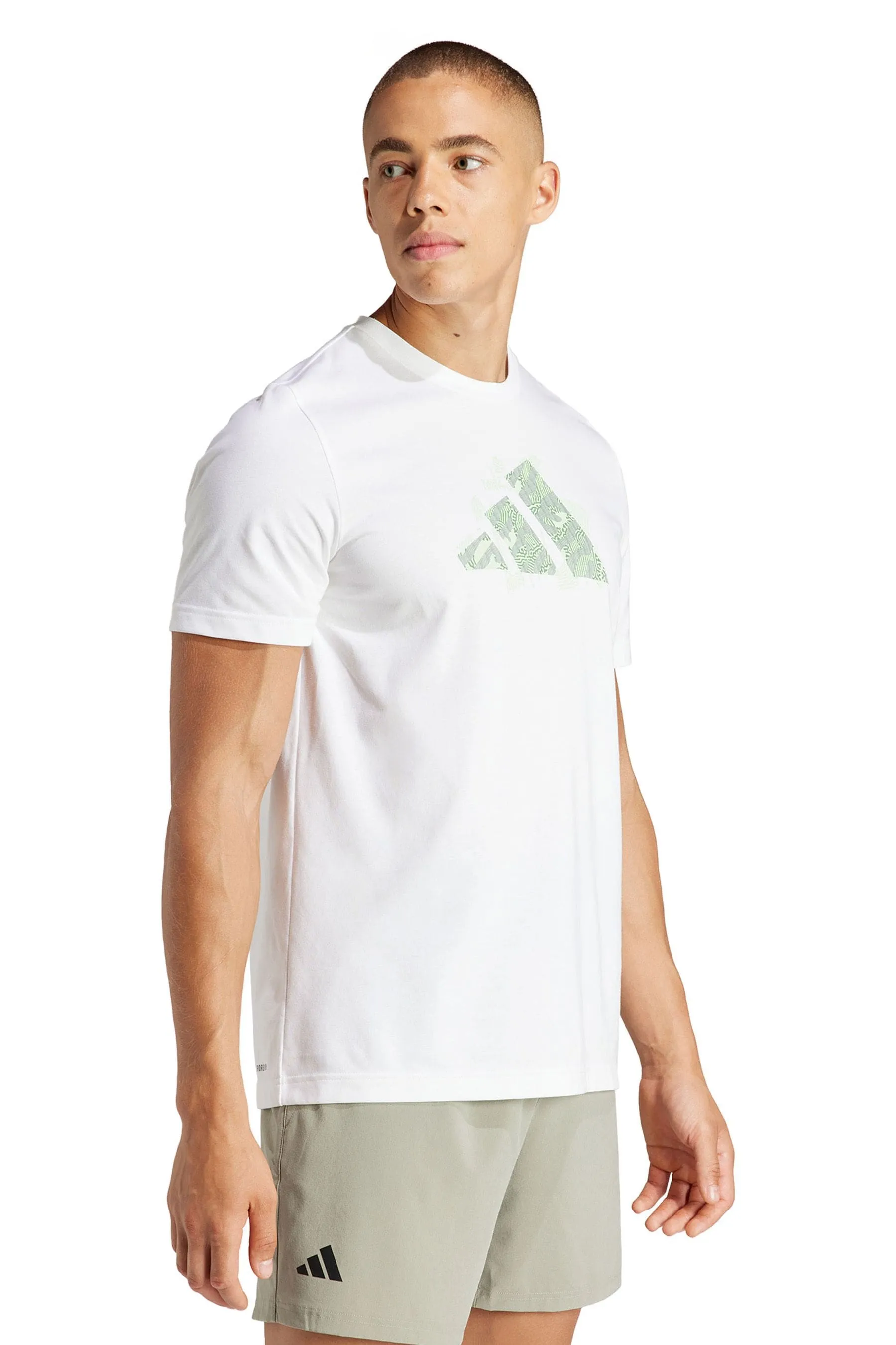 adidas - AEROREADY - T-shirt da tennis con logo e stampa grafica