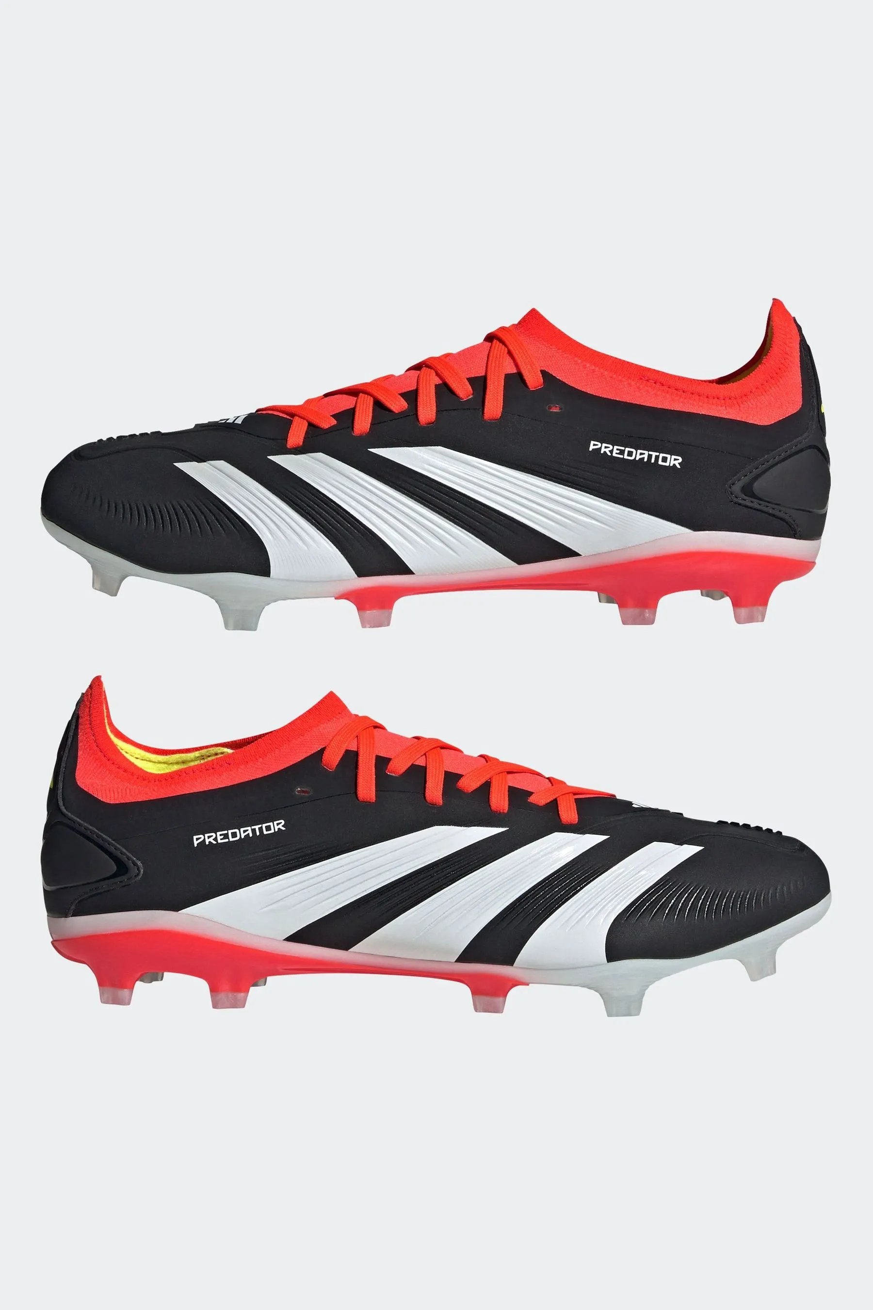 adidas - Pallone da calcio nero - Predator 24 Pro - Stivali per terreni duri