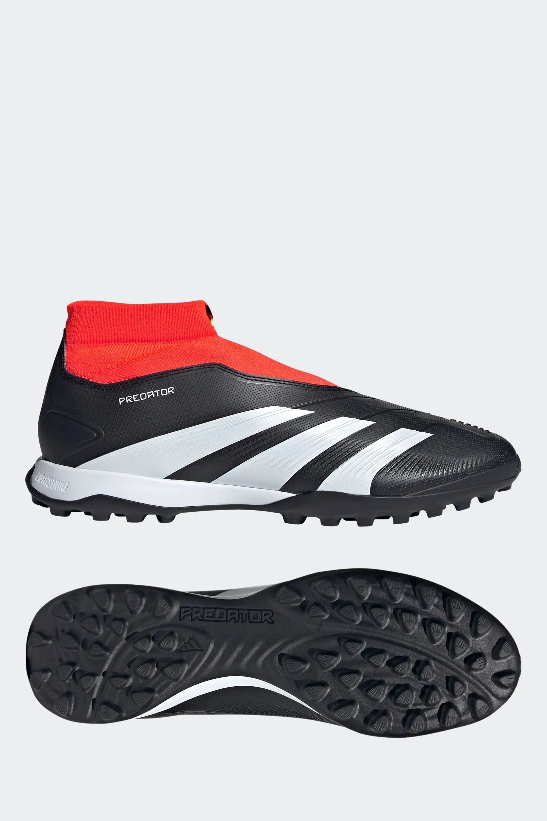 adidas Predator 24 League - Stivali per terreni erbosi senza lacci