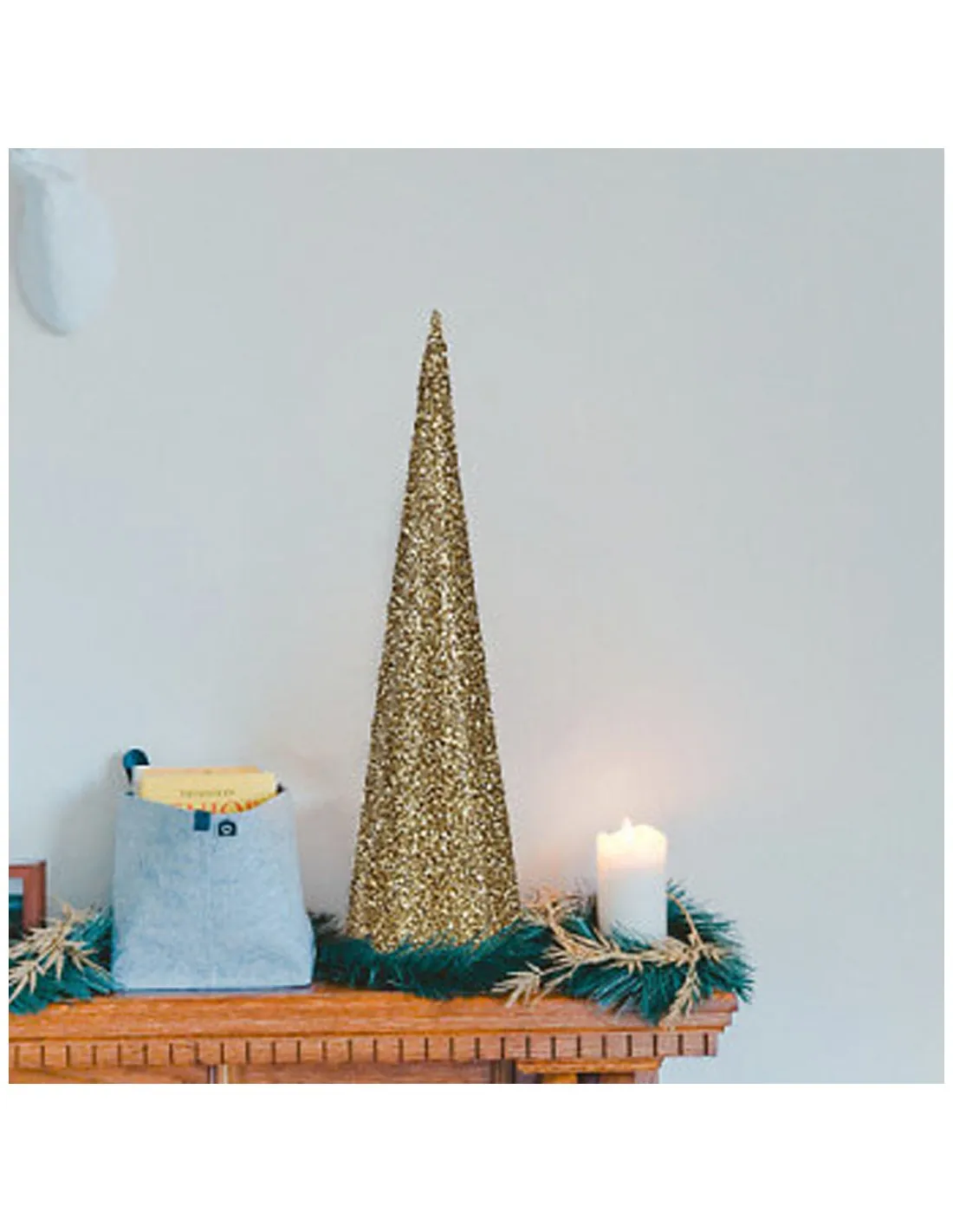 Albero di Natale Black Box Trees Box Oro (14X50 cm)