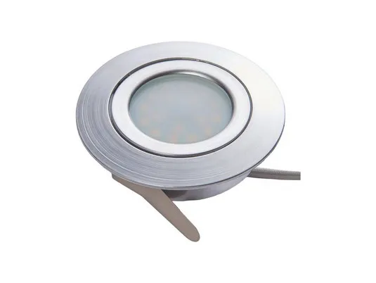 Andrej Round LED Spot a Incasso 3 pcs. Alu - Lindby | Acquista online