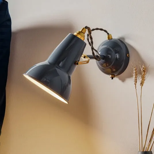 Anglepoise Original 1227 Applique in ottone grigio