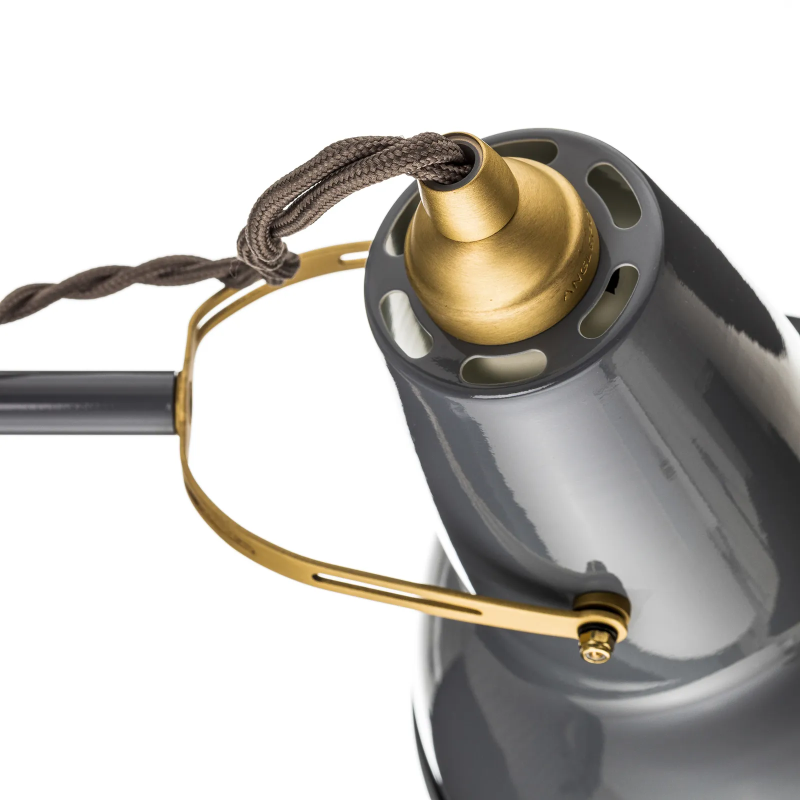 Anglepoise Original 1227 Applique in ottone grigio