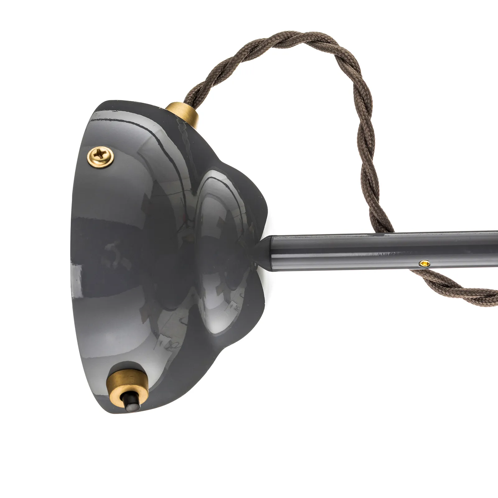 Anglepoise Original 1227 Applique in ottone grigio