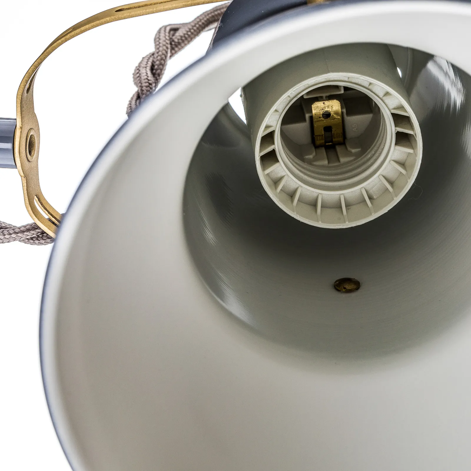 Anglepoise Original 1227 Applique in ottone grigio