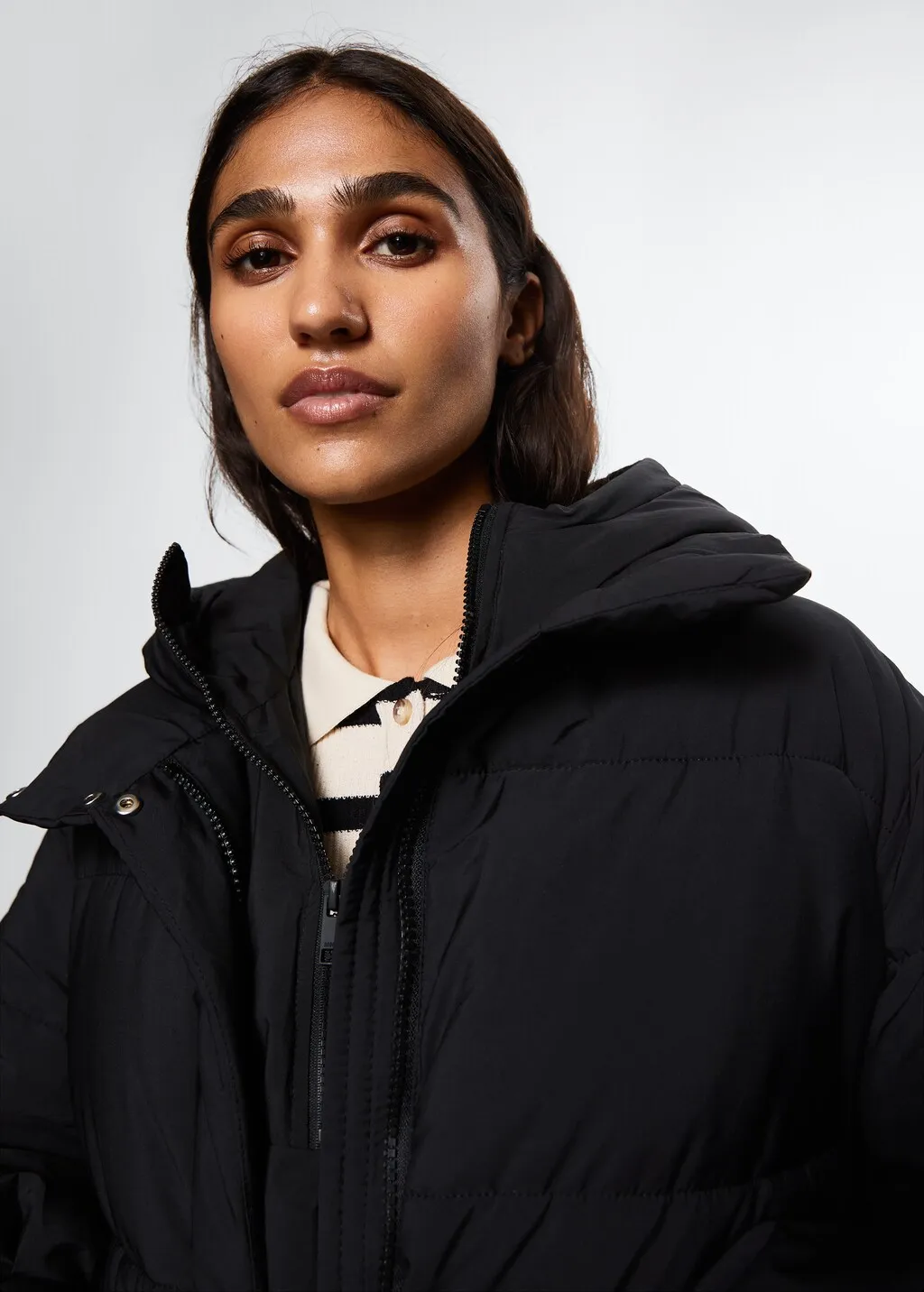 Anorak trapuntato oversize