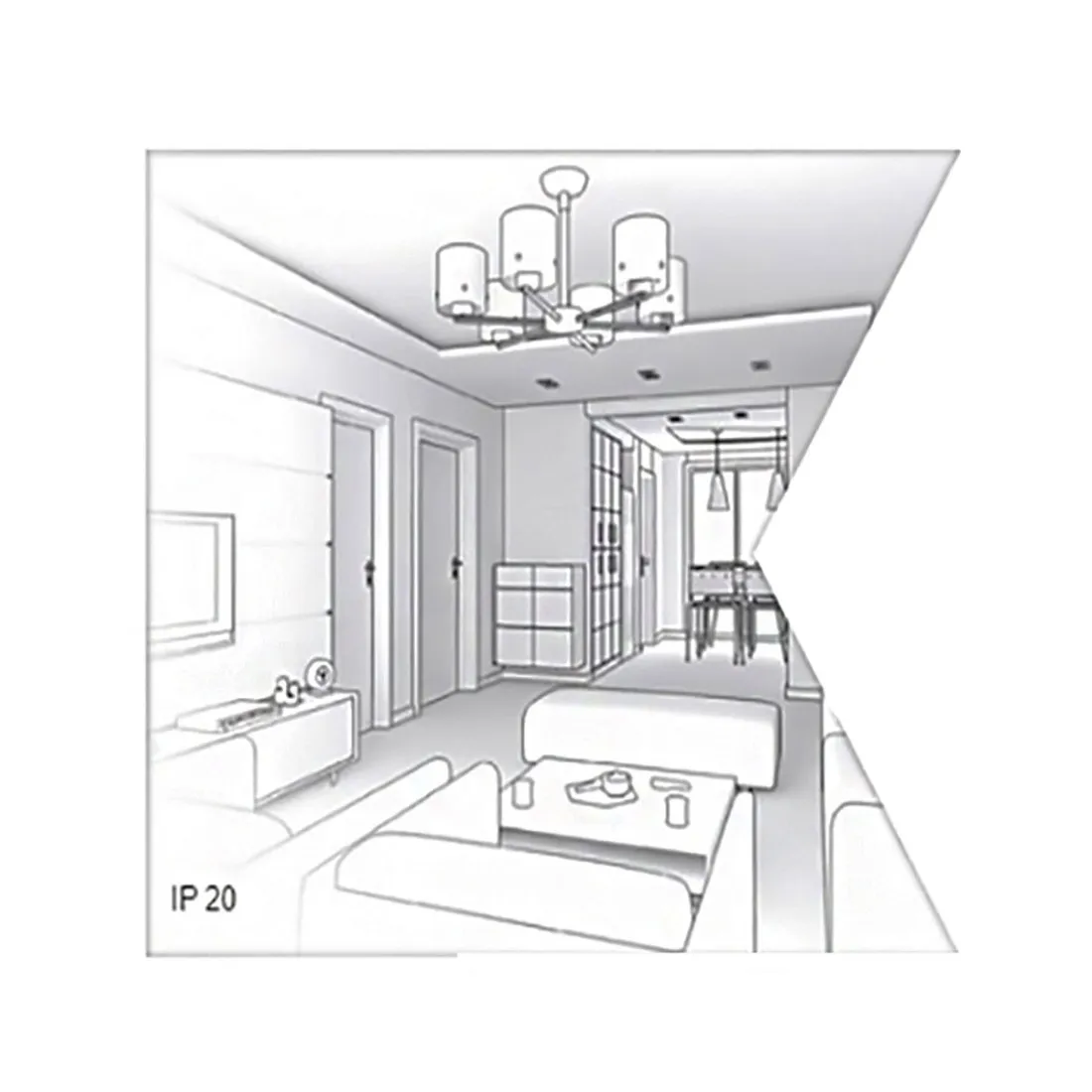 Applique moderno Gea Luce STEP AG 40W LED 220V alluminio lampada parete