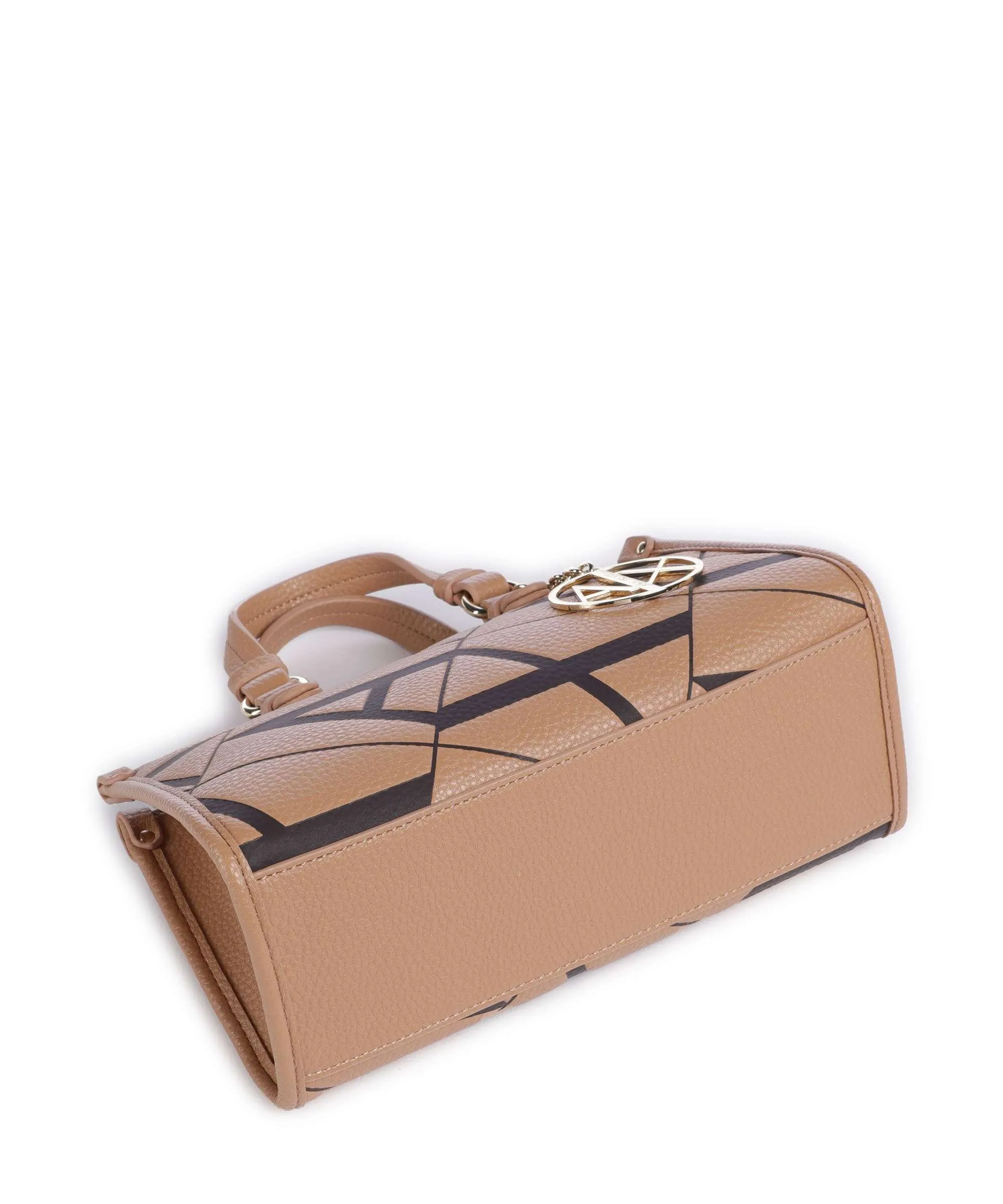  Armani Exchange Gynger S Borsa a mano pelle sintetica marrone chiaro  