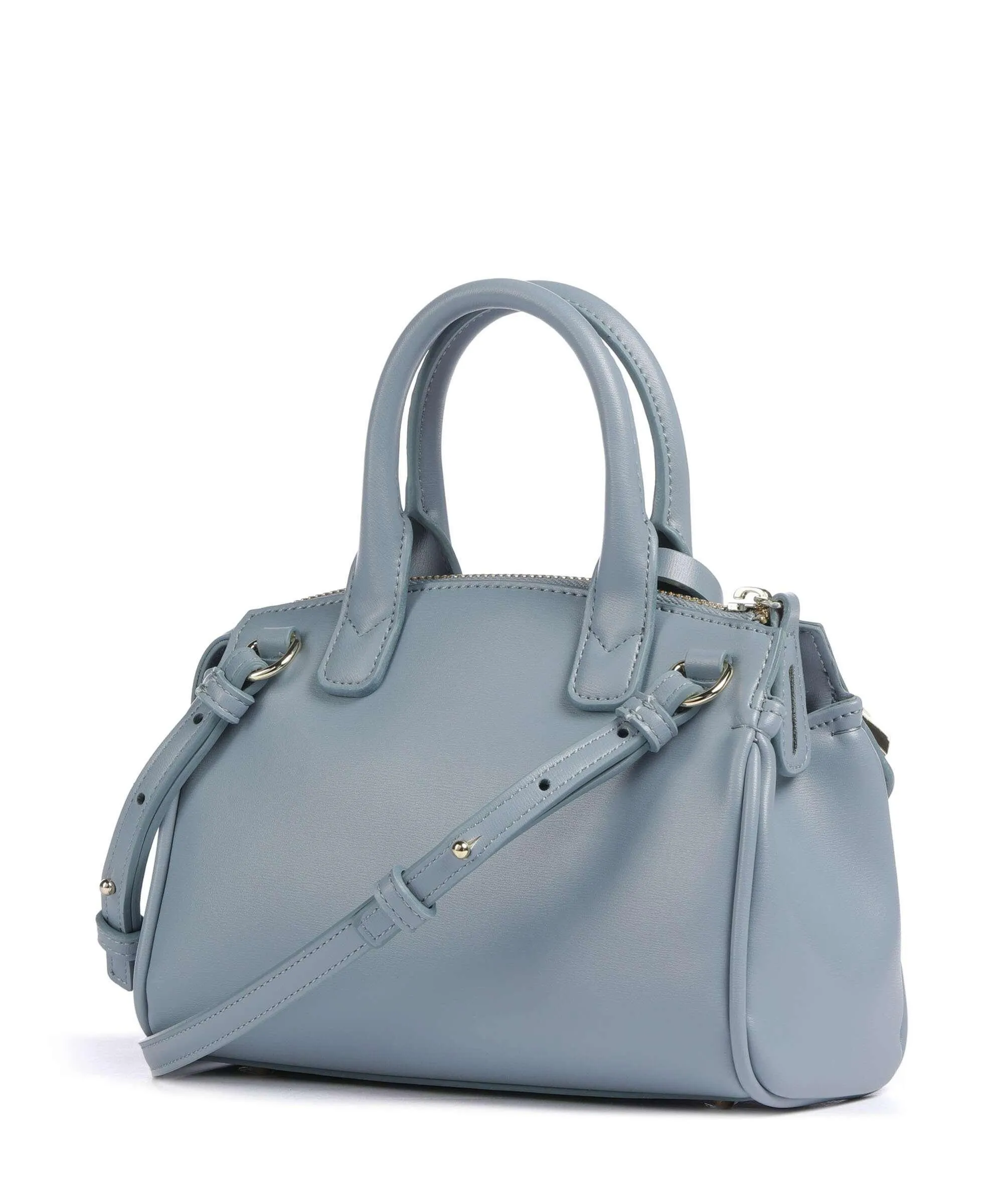  Armani Exchange Jane Borsa a mano pelle sintetica blu-grigio  