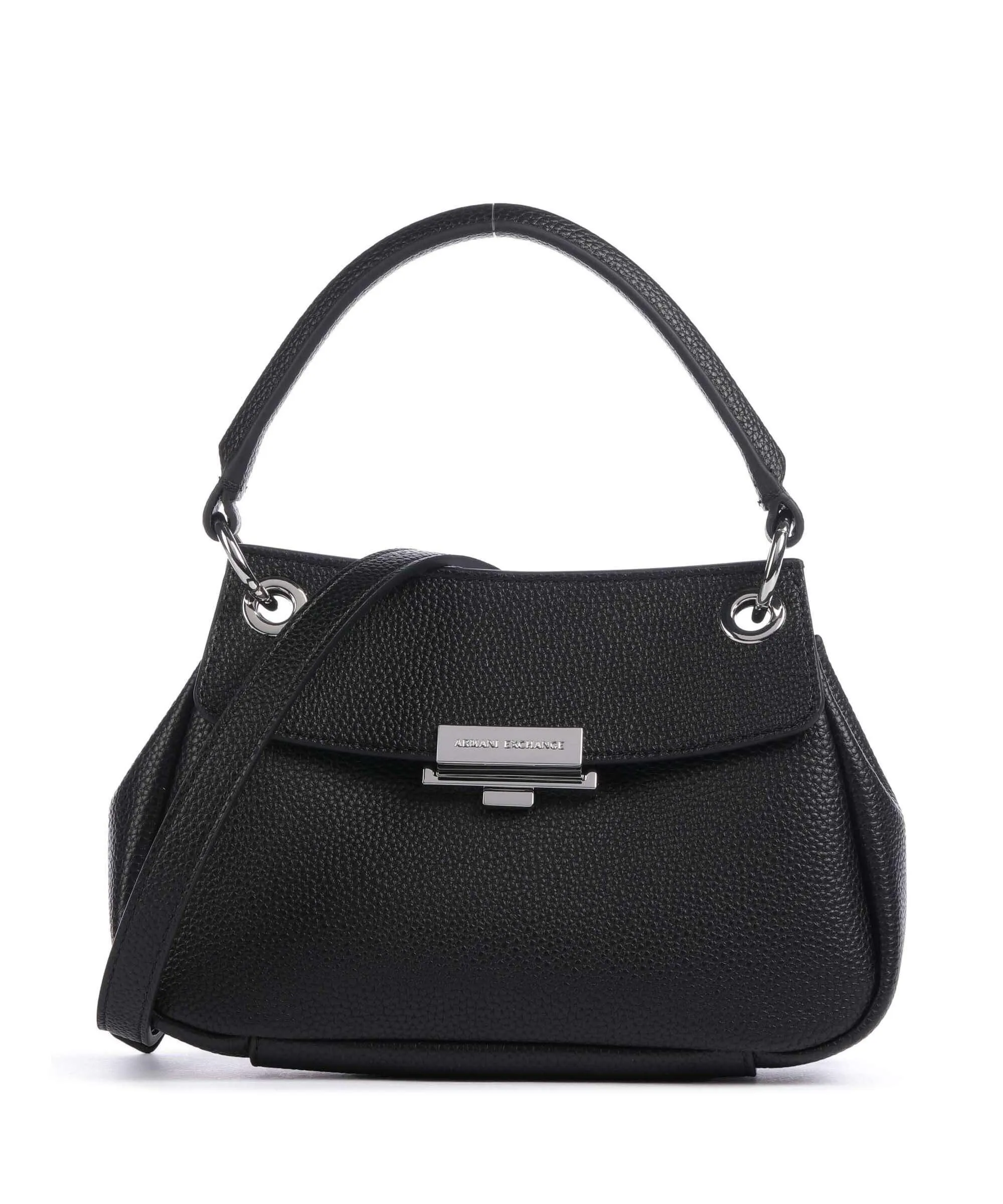  Armani Exchange Wave Borsa a mano pelle sintetica nero  