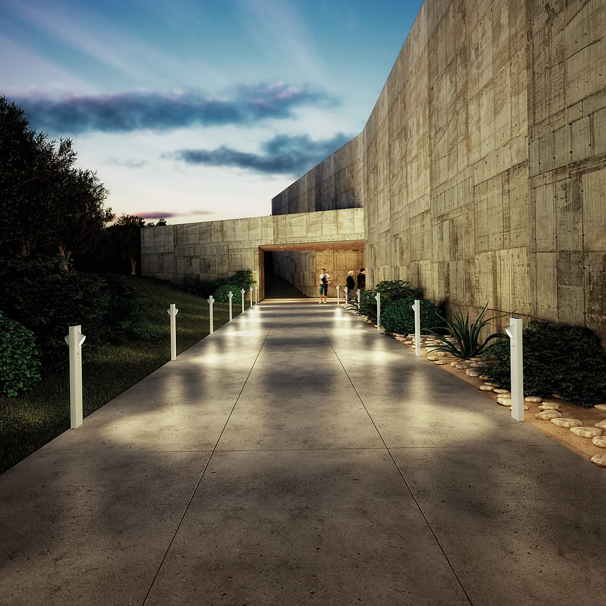 Artemide Ciclope 90 uno Paletto luminoso
