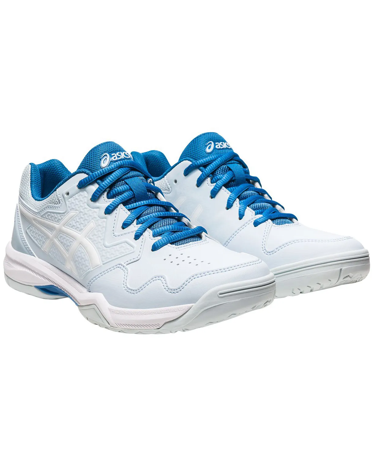 ASICS - Scarpa da tennis azzurra e bianca con ammortizzazione in GEL, numerata 37,5/42,5 - GEL DEDICATE 7                       