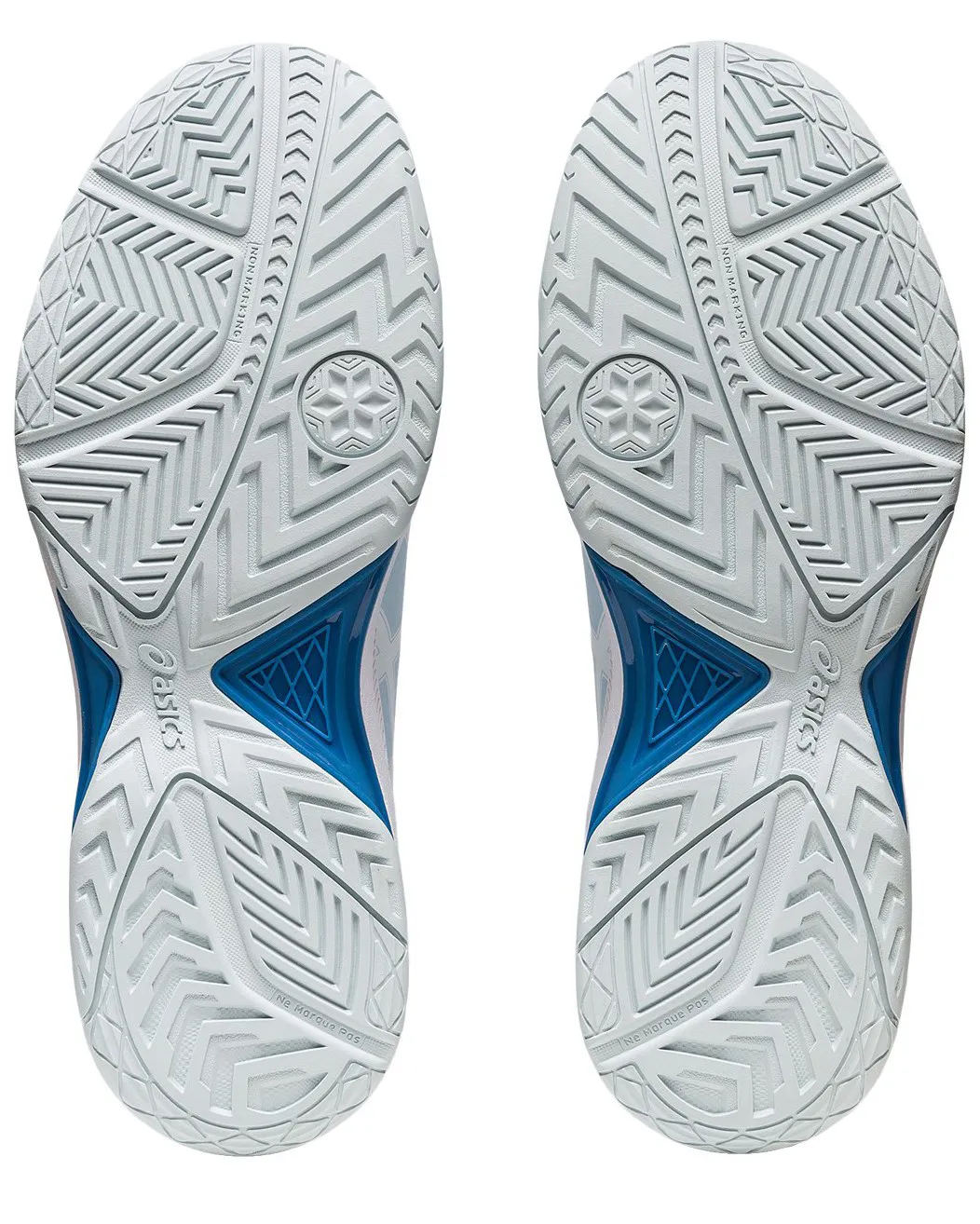 ASICS - Scarpa da tennis azzurra e bianca con ammortizzazione in GEL, numerata 37,5/42,5 - GEL DEDICATE 7                       