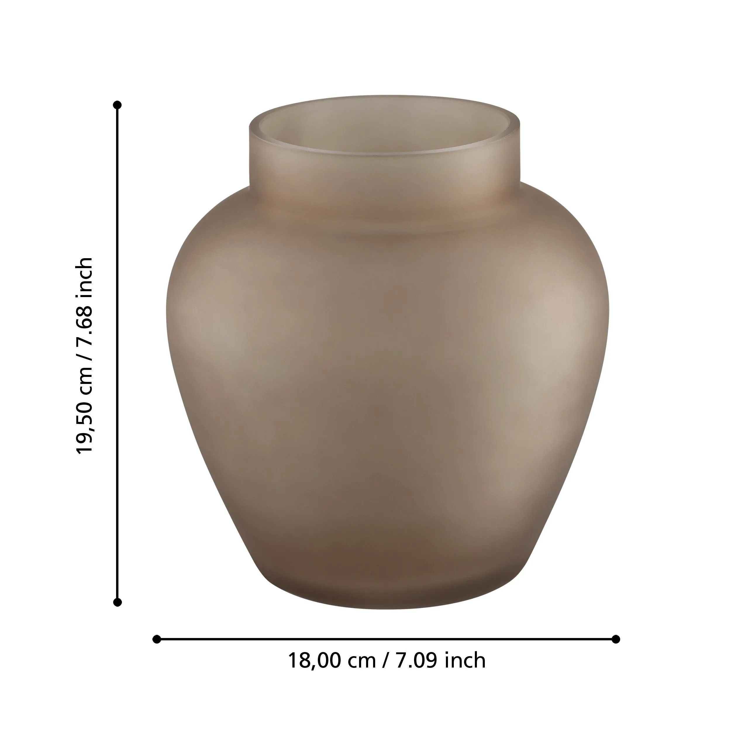 ASINDRO Vaso di vetro