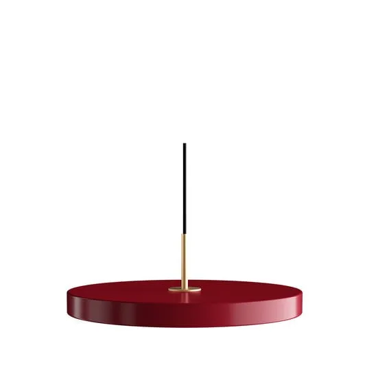Asteria Plus Lampada a Sospensione Medium Ruby Rosso/Ottone - UMAGE | Acquista online