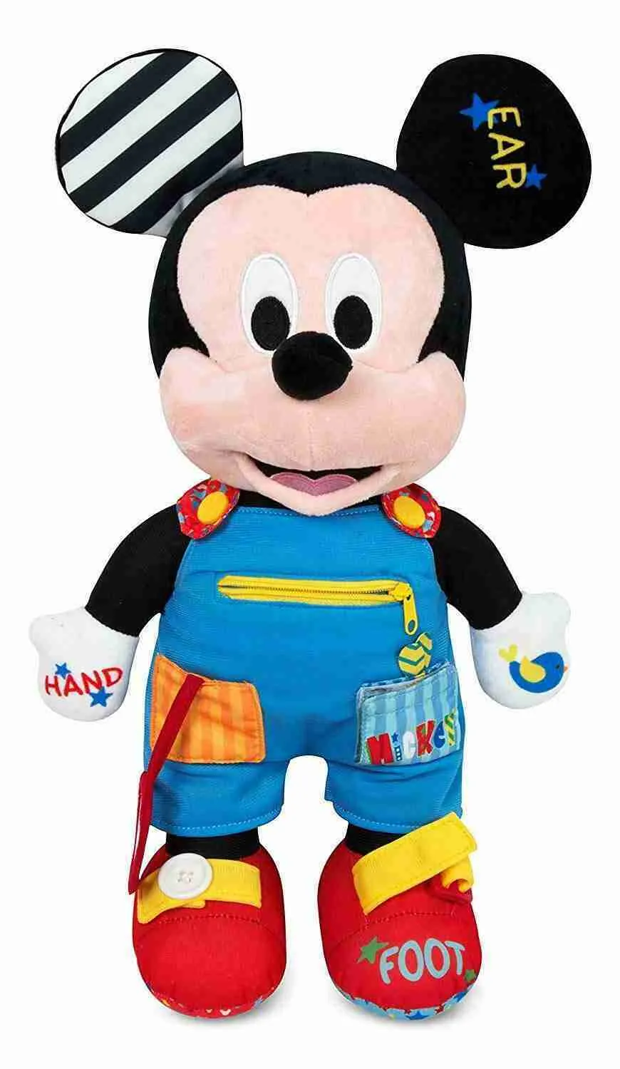 BABY MICKEY prime abilità 7 attività manuali sviluppo attività peluche 