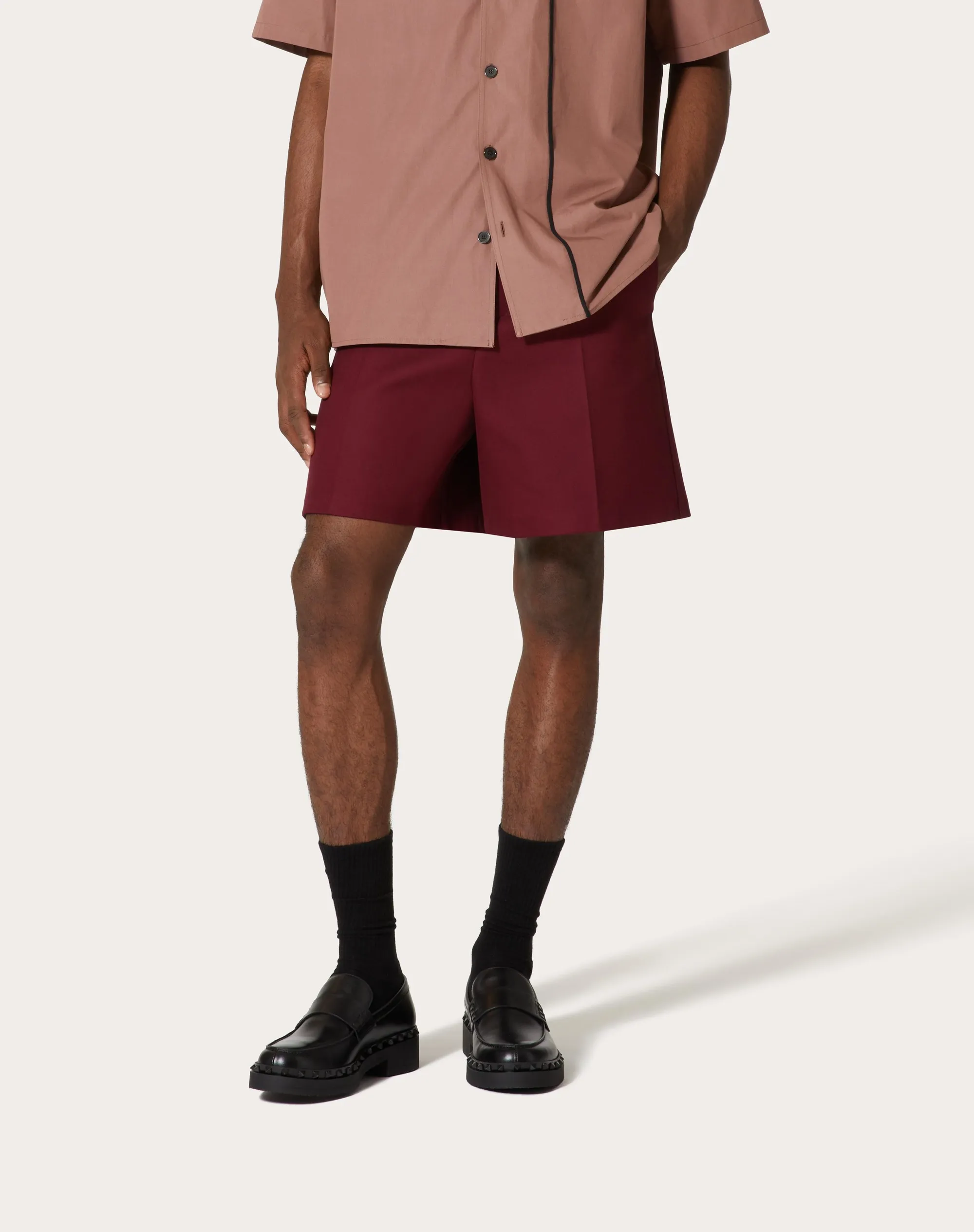 BERMUDA IN DOUBLE DI COTONE LEGGERO