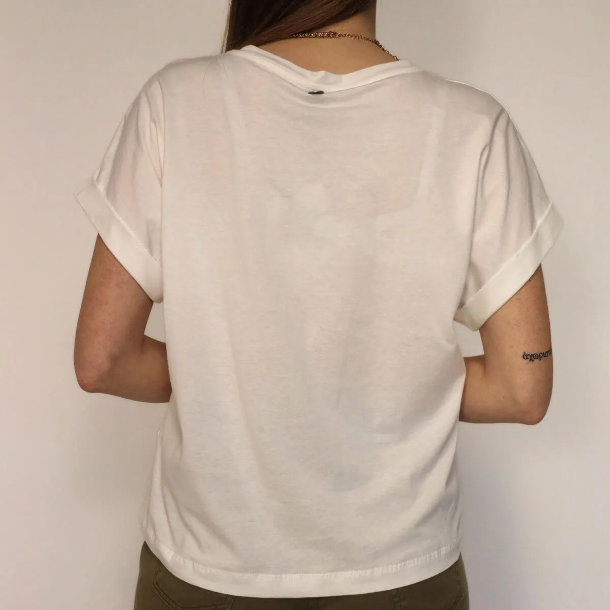 BERNA T-SHIRT W24419-128 BIANCO  