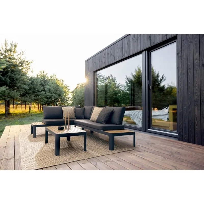Bizzotto outdoor Fodera cuscino esterno Daya grigio 45x45