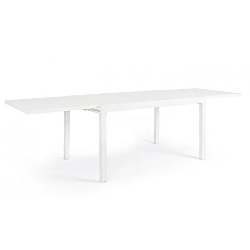 Bizzotto outdoor Tavolo allungabile Pelagius 135-270x90 bianco yk11