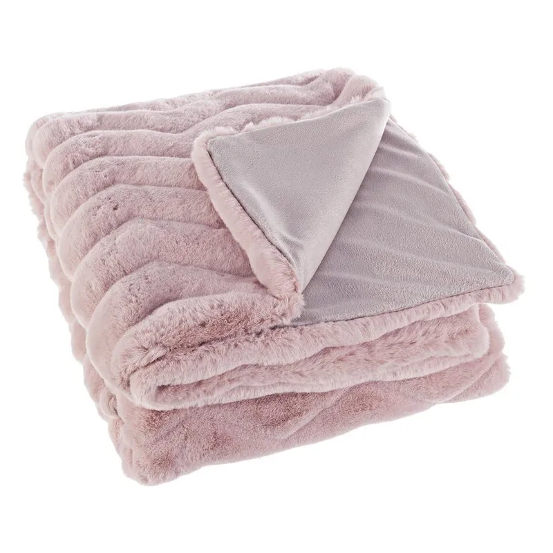 Bizzotto Plaid Chantel rosa 120x150