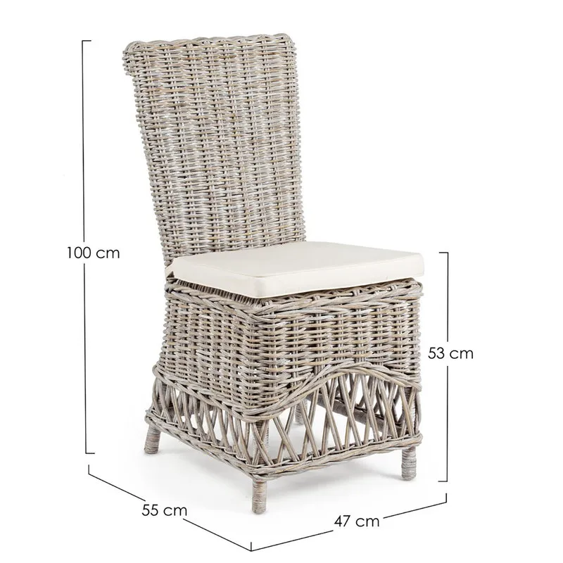 Bizzotto Sedia con cuscino Warna