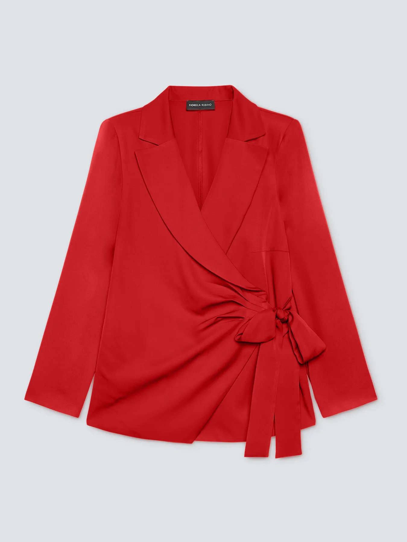 Blazer con chiusura a portafoglio