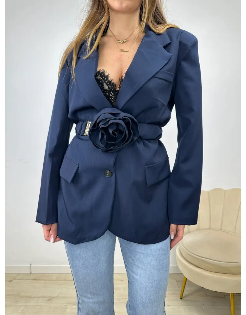 BLAZER ROSE BLU
