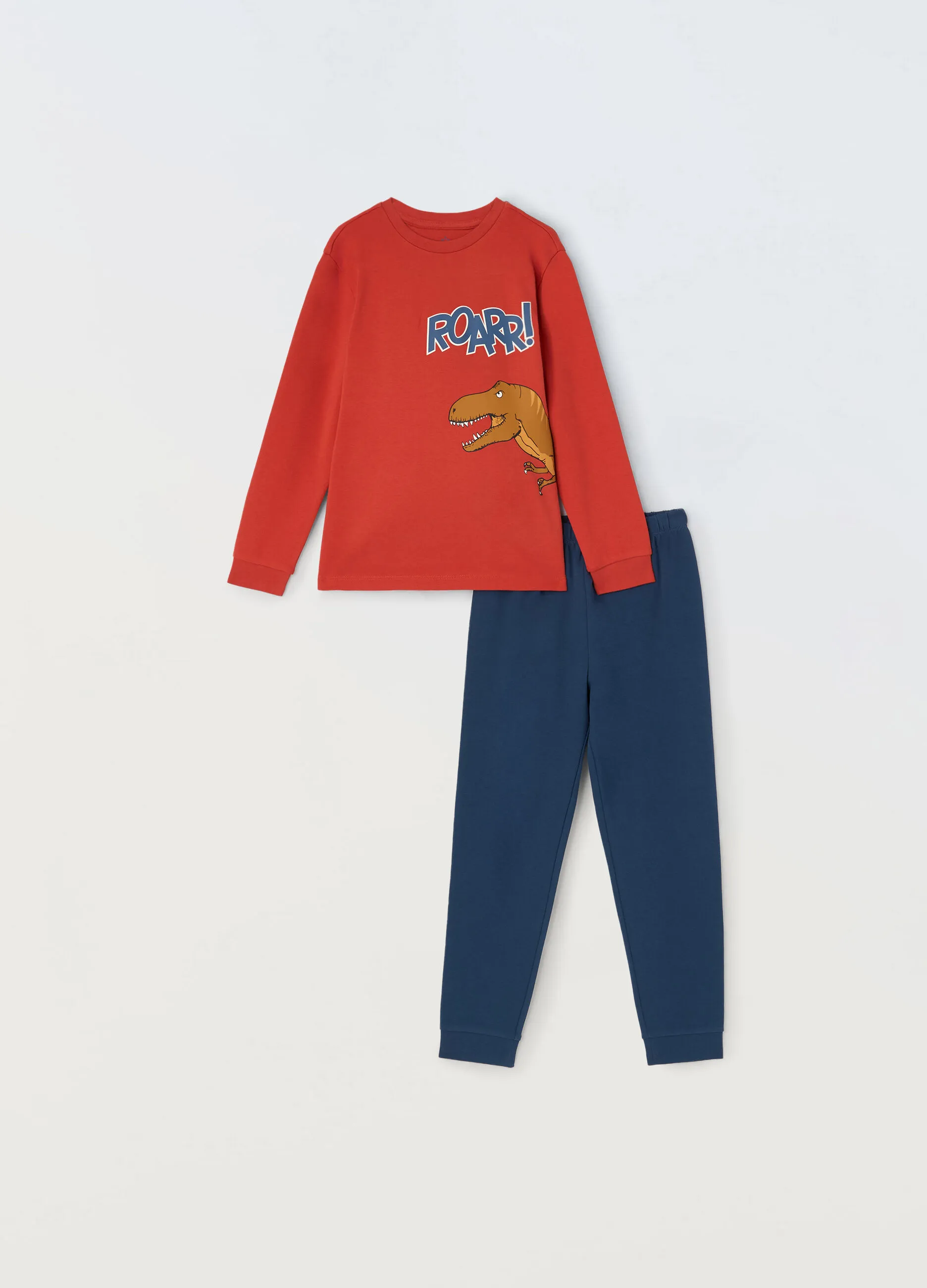 BLUKIDS  Set pigiama lungo in puro cotone bambino
