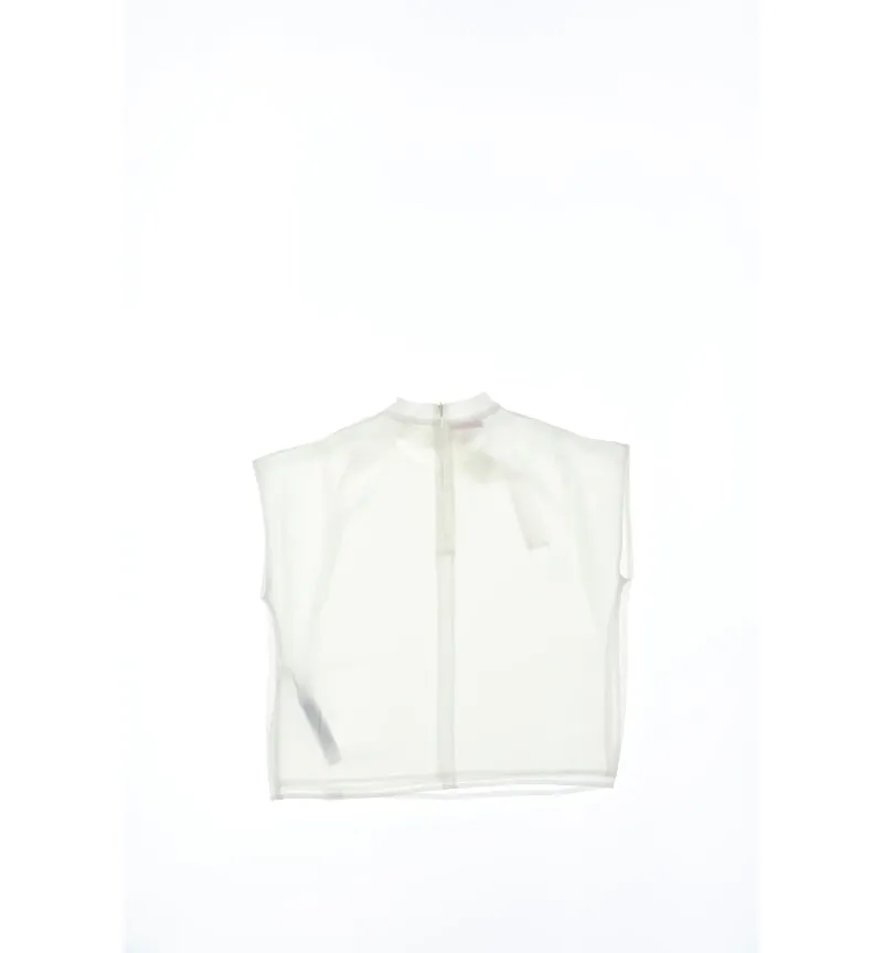 Blusa con fiocco