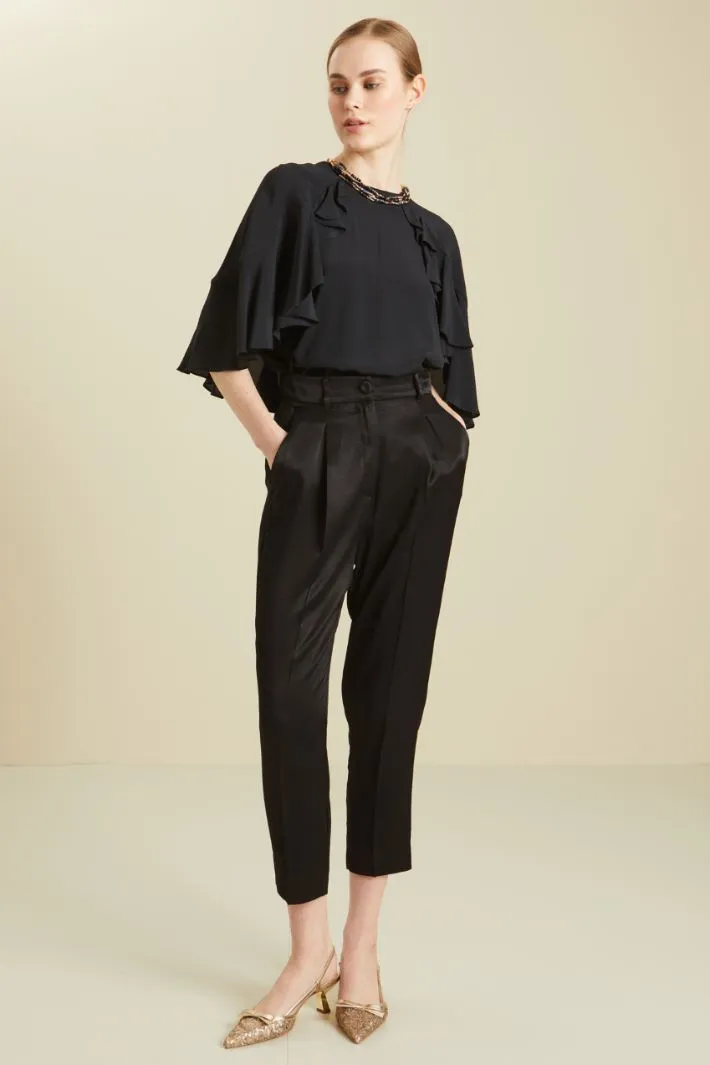 Blusa con volant