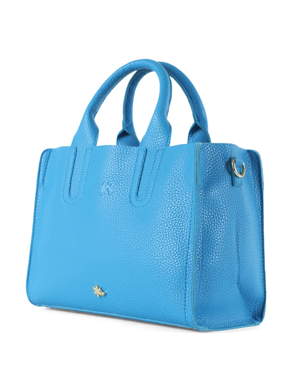 Borsa a mano media effetto martellato