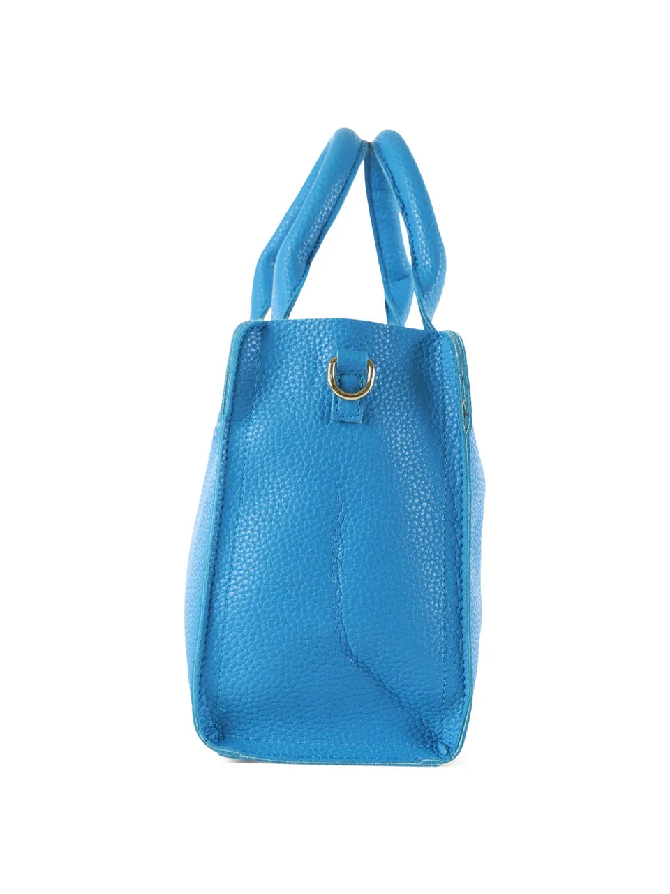 Borsa a mano media effetto martellato