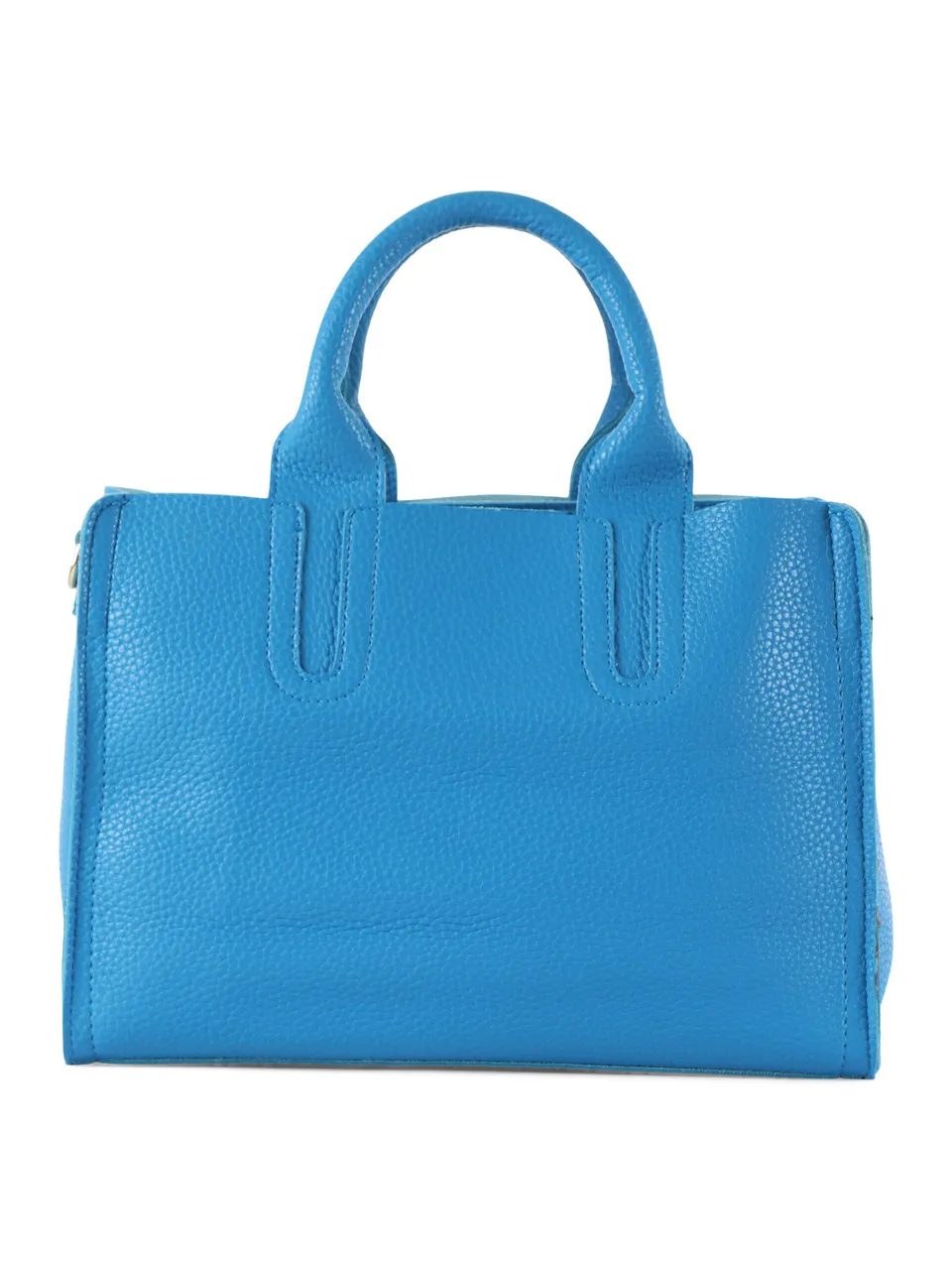Borsa a mano media effetto martellato