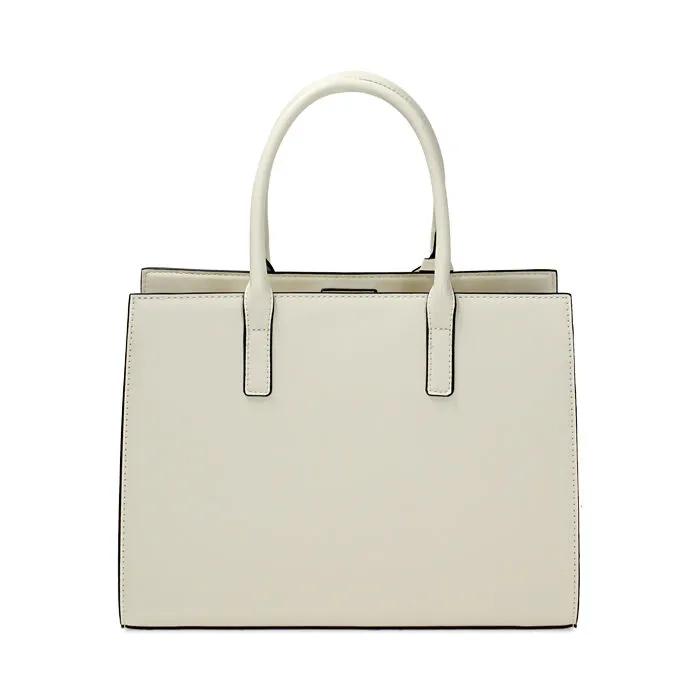 Borsa a mano panna con zip