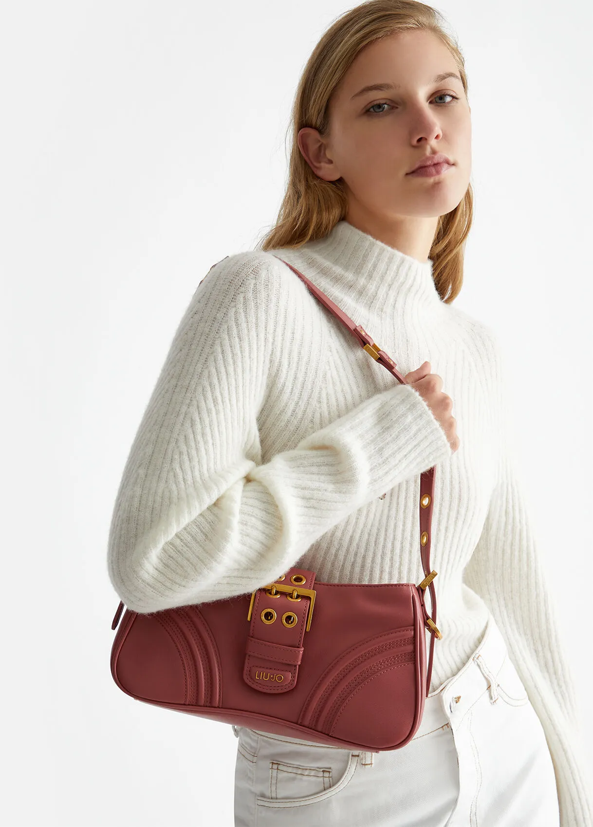 Borsa a spalla con fibbia