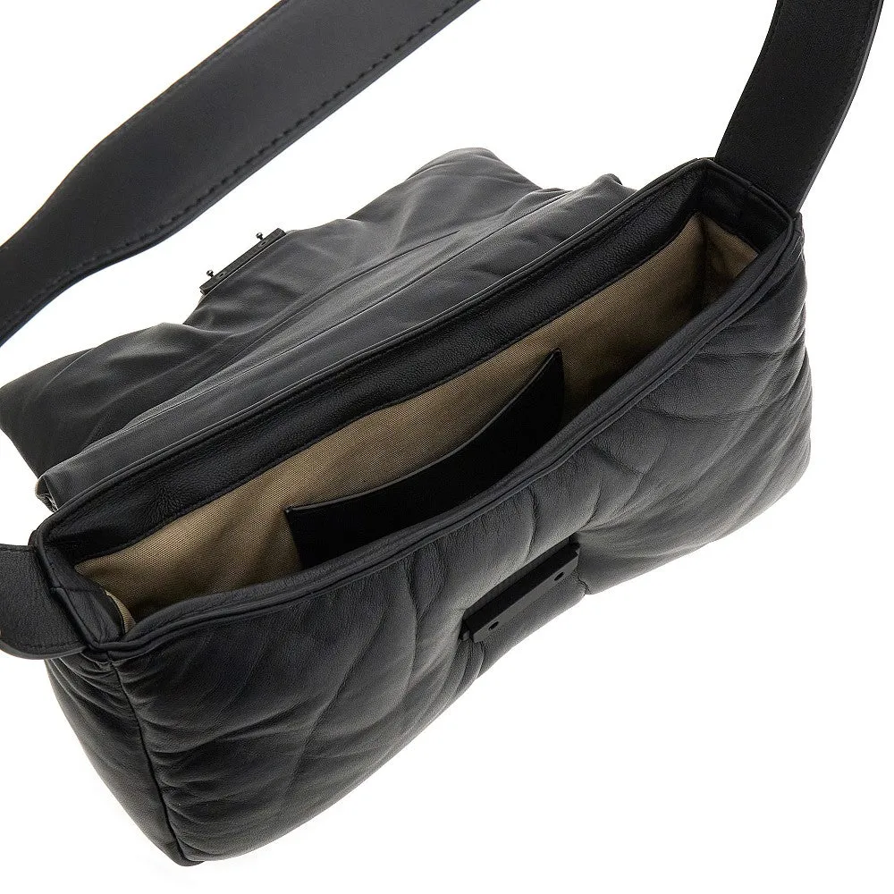 Borsa a spalla in nappa imbottita