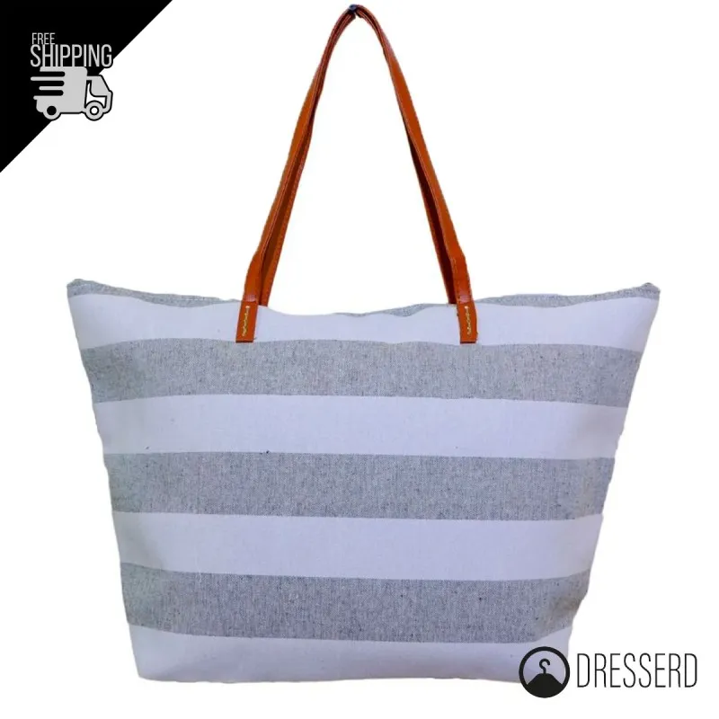 Borsa mare a righe