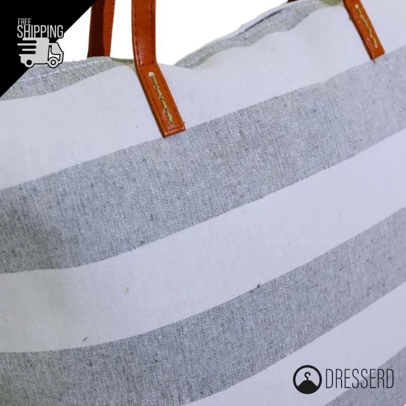 Borsa mare a righe