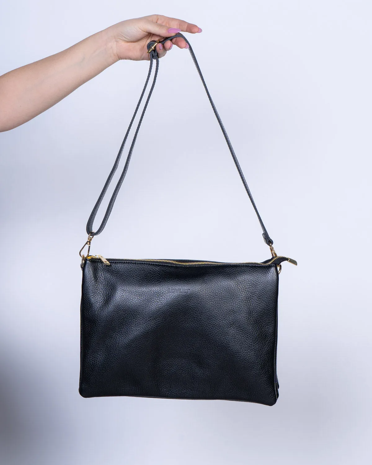 BORSA OLIVIA PELLE NERO