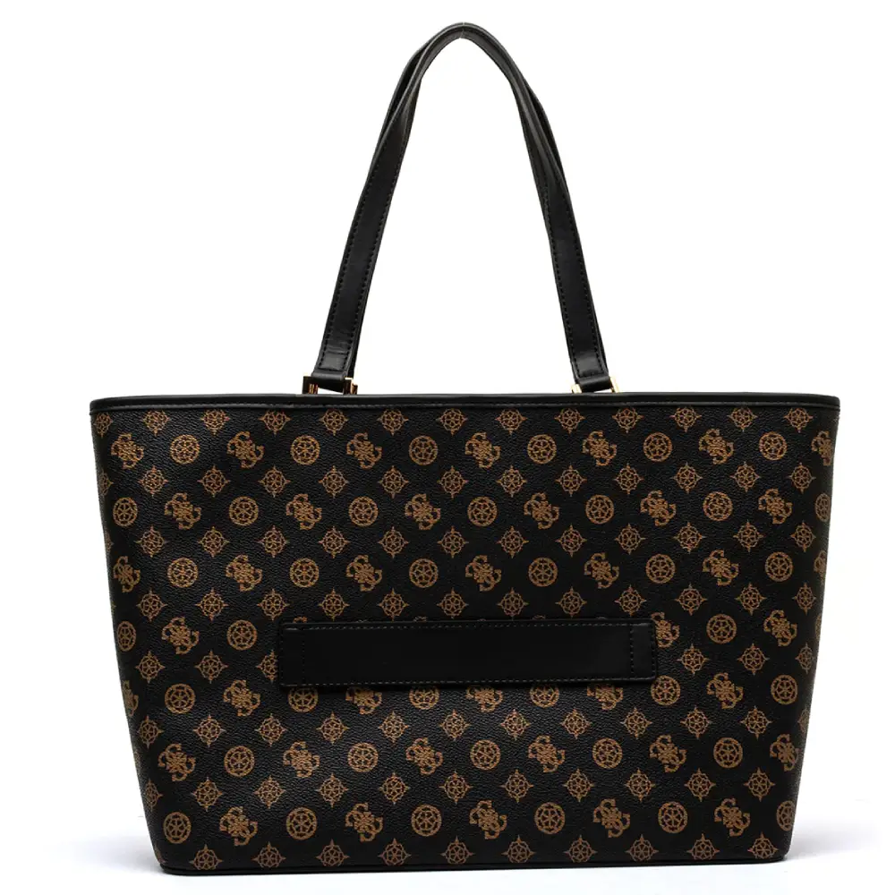 BORSA SHOPPER VAN SANT TRAVEL MOCHA LOGO GUESS