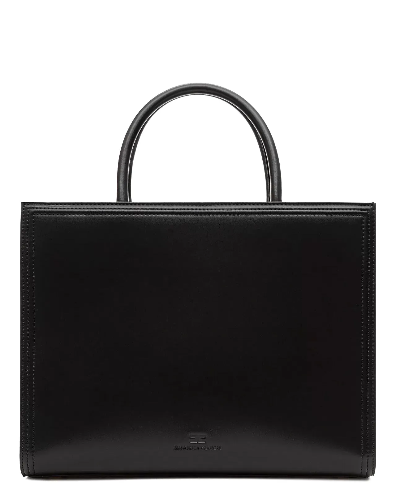 Borsa Tote embossed nera